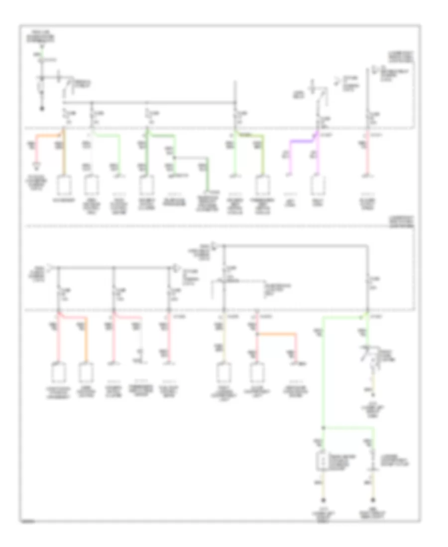 Power Distribution Wiring Diagram 4 of 5 for BMW 128i 2009