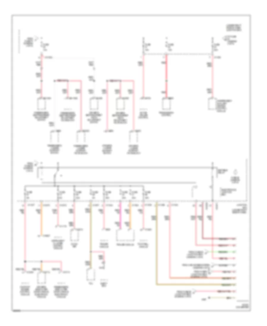 Power Distribution Wiring Diagram 5 of 5 for BMW 128i 2009