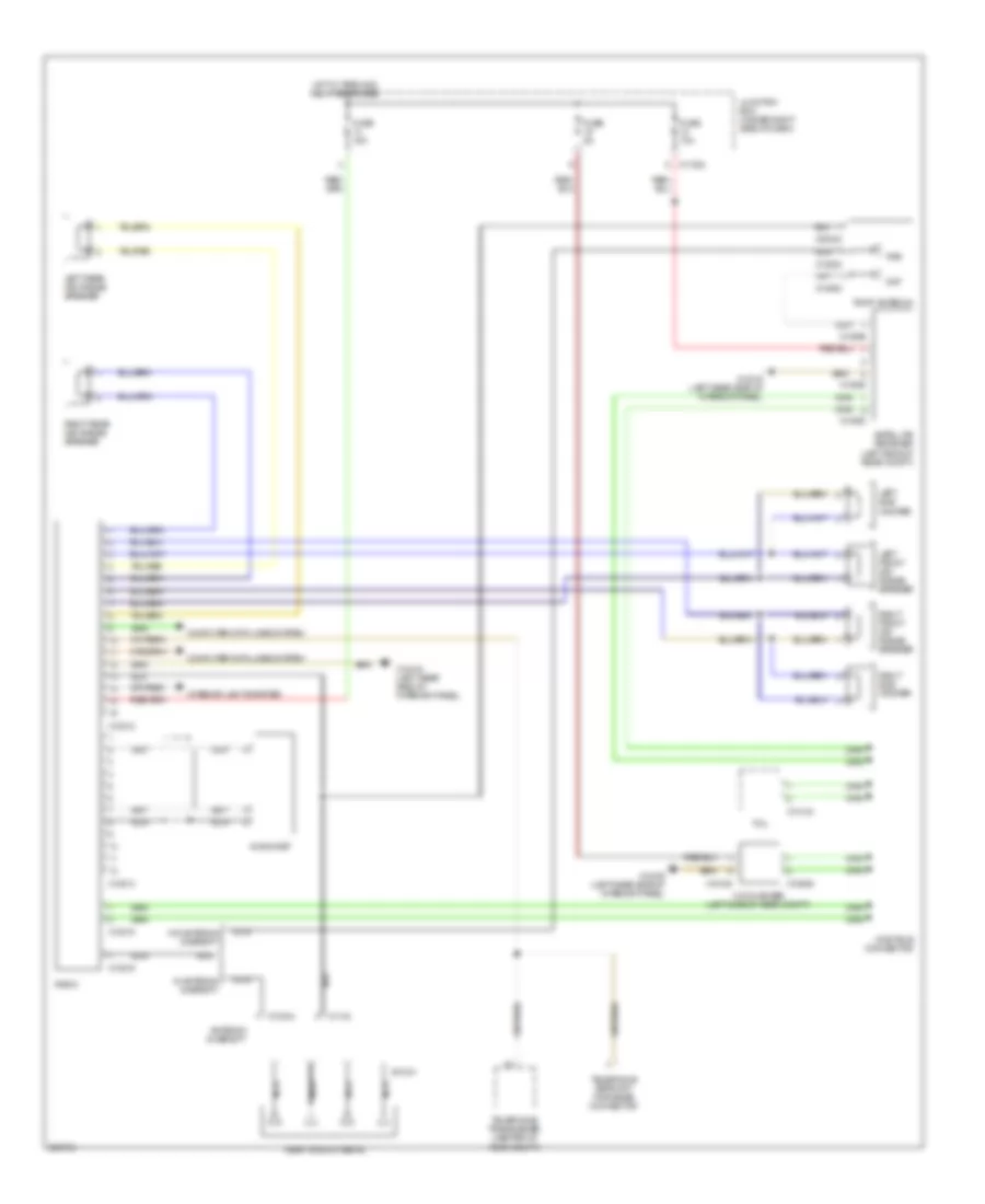 Radio Wiring Diagram Except Convertible with Base Radio for BMW 128i 2009