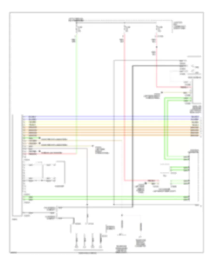 Radio Wiring Diagram Except Convertible with HIFI Radio 1 of 2 for BMW 128i 2009
