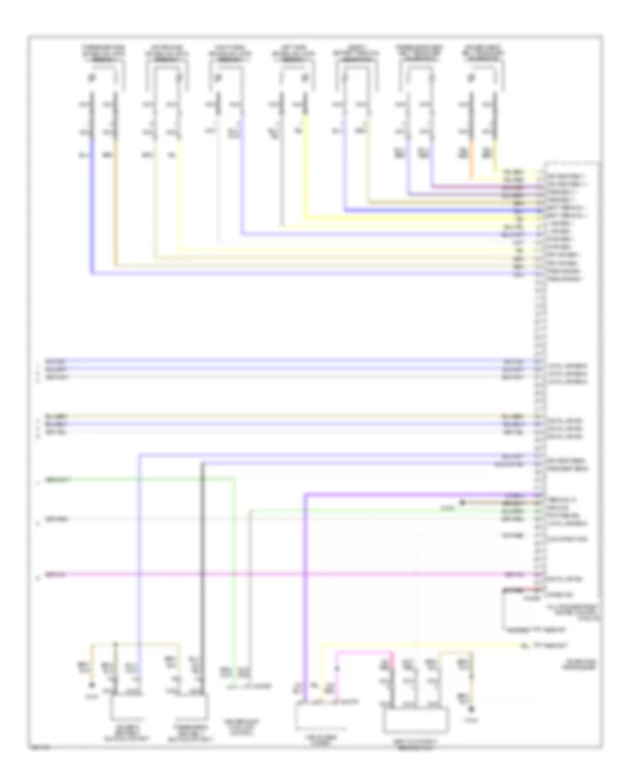 Supplemental Restraints Wiring Diagram (2 of 2) for BMW 128i 2009