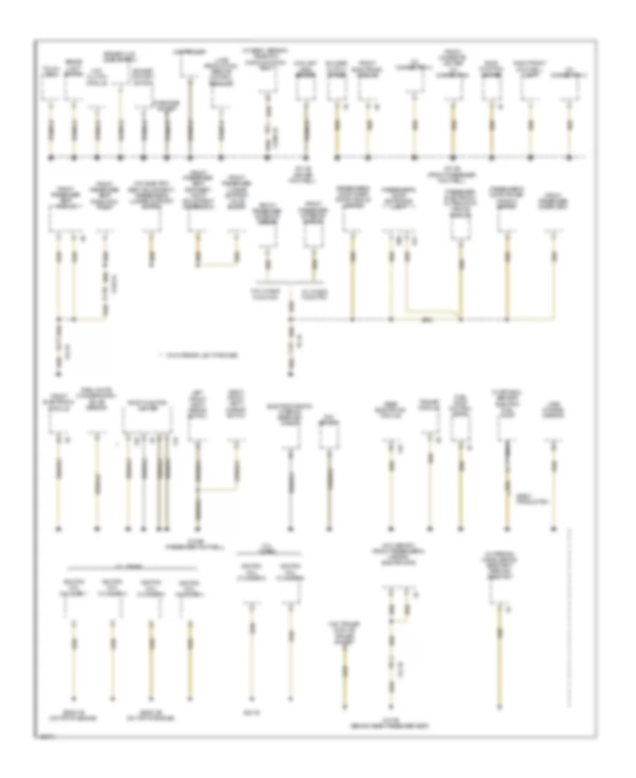 Ground Distribution Wiring Diagram (2 of 3) for BMW 228i 2014