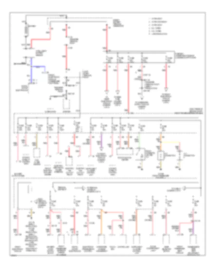 Power Distribution Wiring Diagram 1 of 4 for BMW 228i 2014