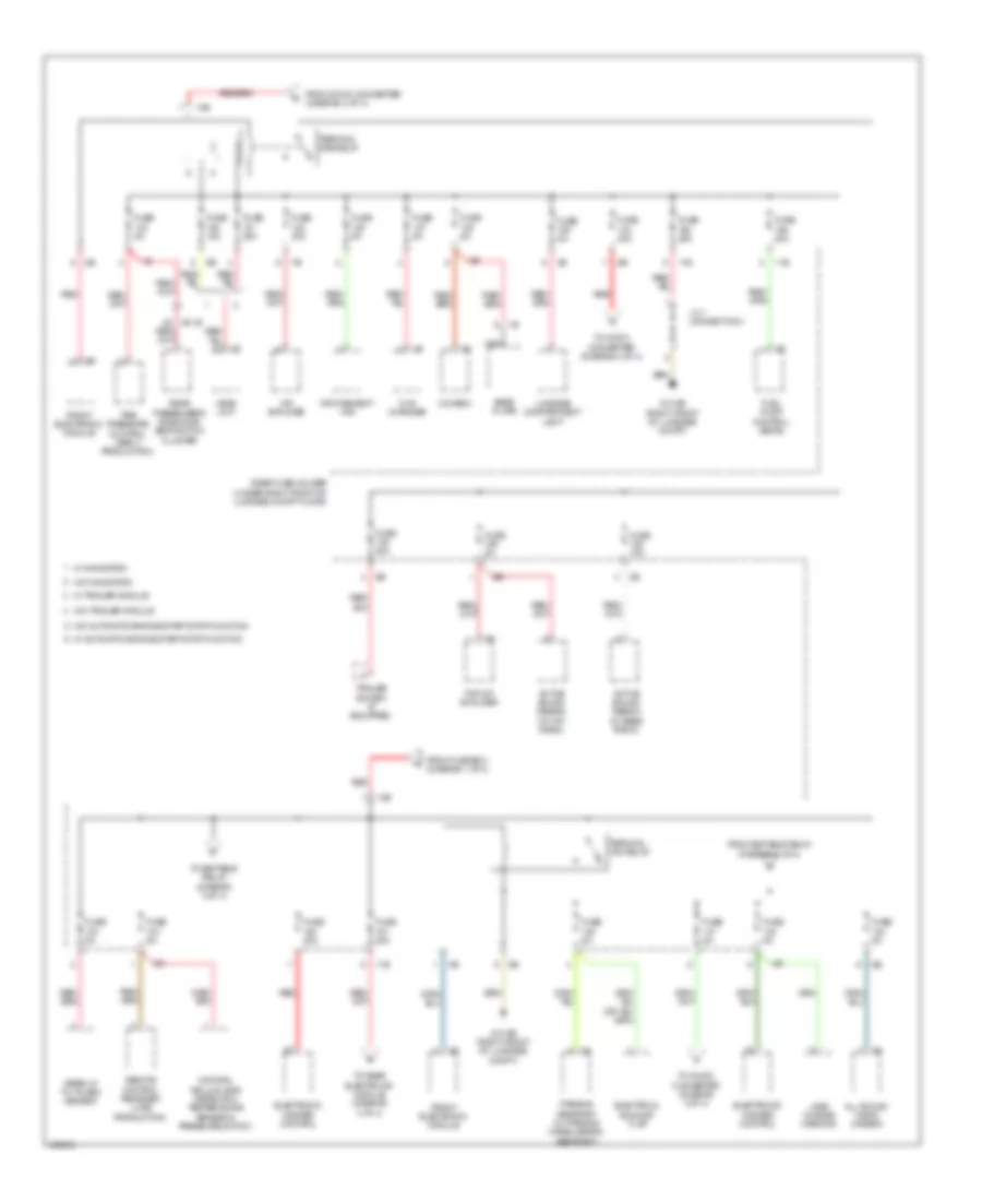 Power Distribution Wiring Diagram (3 of 4) for BMW 228i 2014