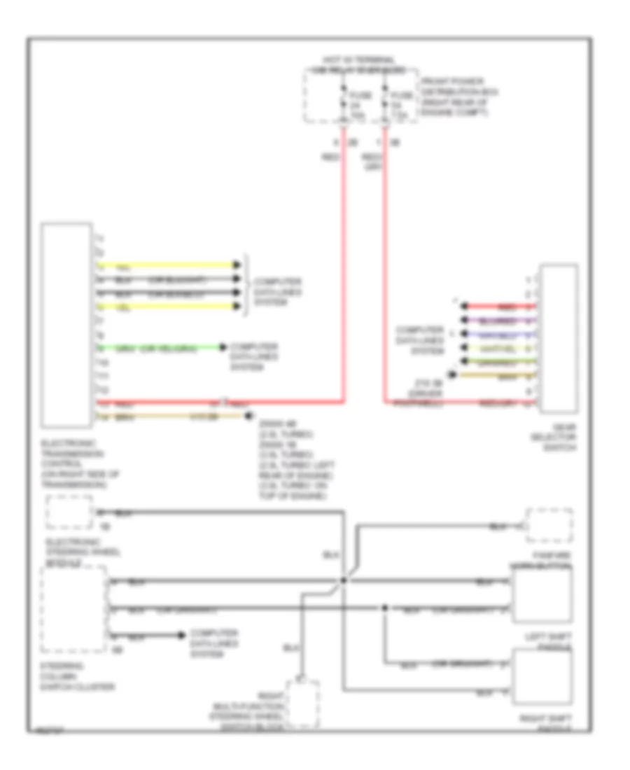 Transmission Wiring Diagram for BMW 228i 2014