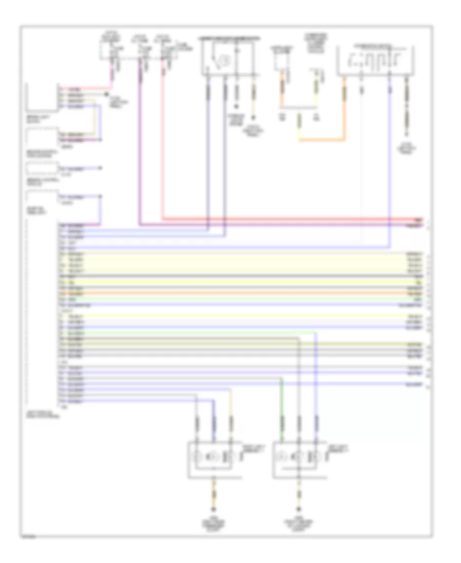 Exterior Lamps Wiring Diagram (1 of 2) for BMW X5 44i 2005