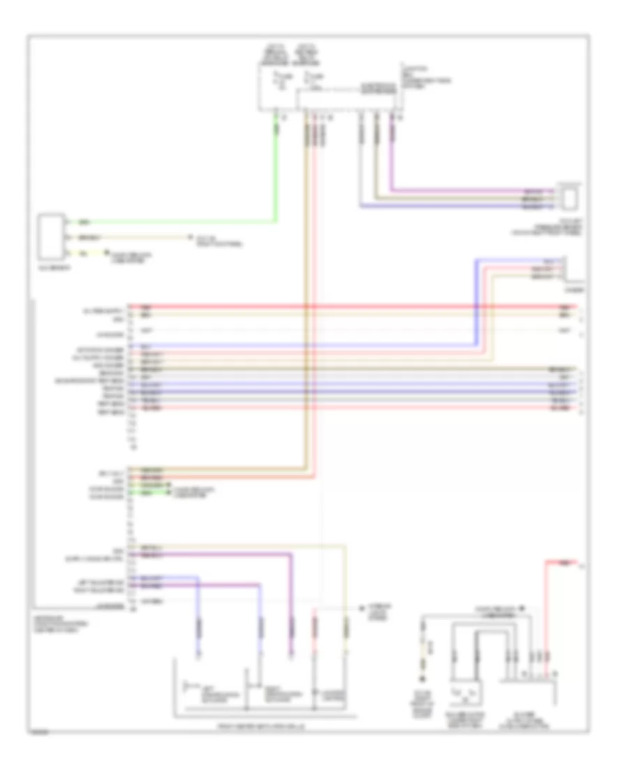Automatic A C Wiring Diagram 1 of 3 for BMW 640i 2012