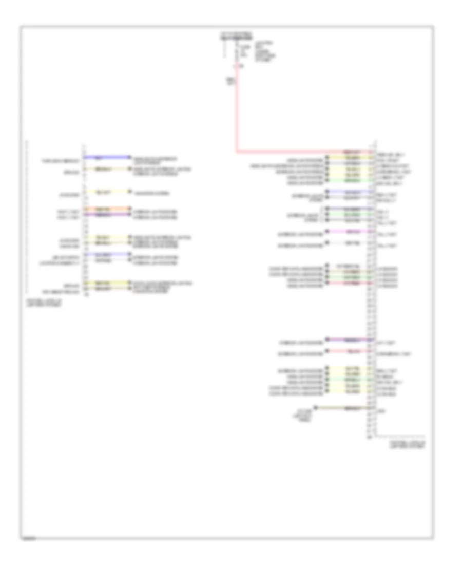 Body Control Modules Wiring Diagram 1 of 2 for BMW 640i 2012