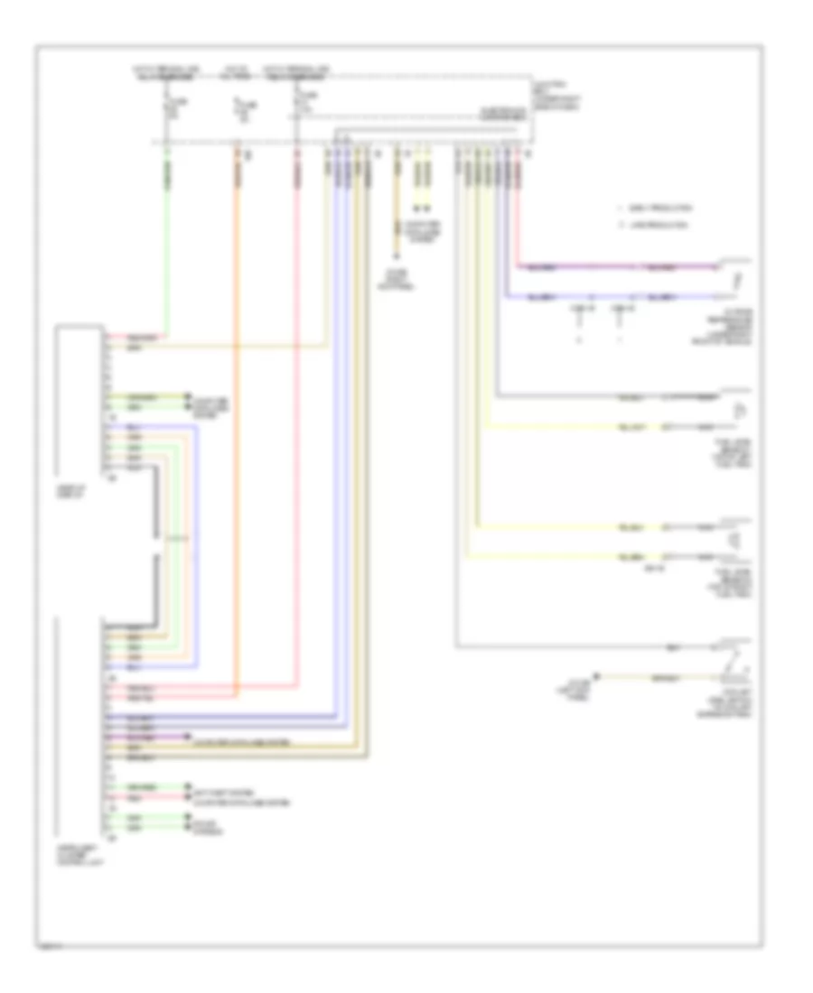 Instrument Cluster Wiring Diagram for BMW 640i 2012