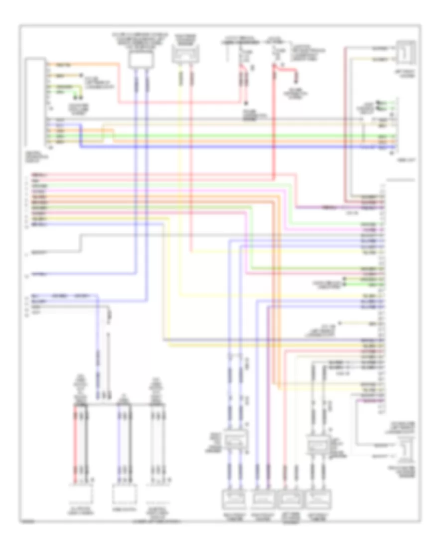 Navigation Wiring Diagram Basic 2 of 2 for BMW 640i 2012