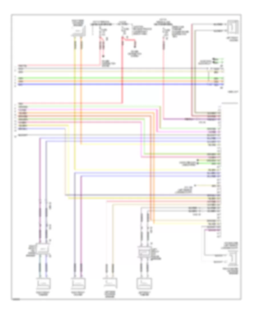 Navigation Wiring Diagram, High (3 of 3) for BMW 640i 2012