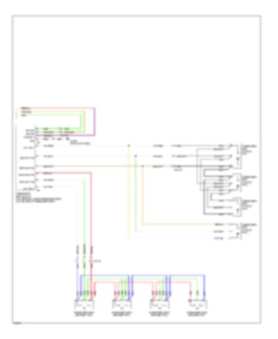 Front Seat Ventilation Wiring Diagram (2 of 2) for BMW 640i 2012