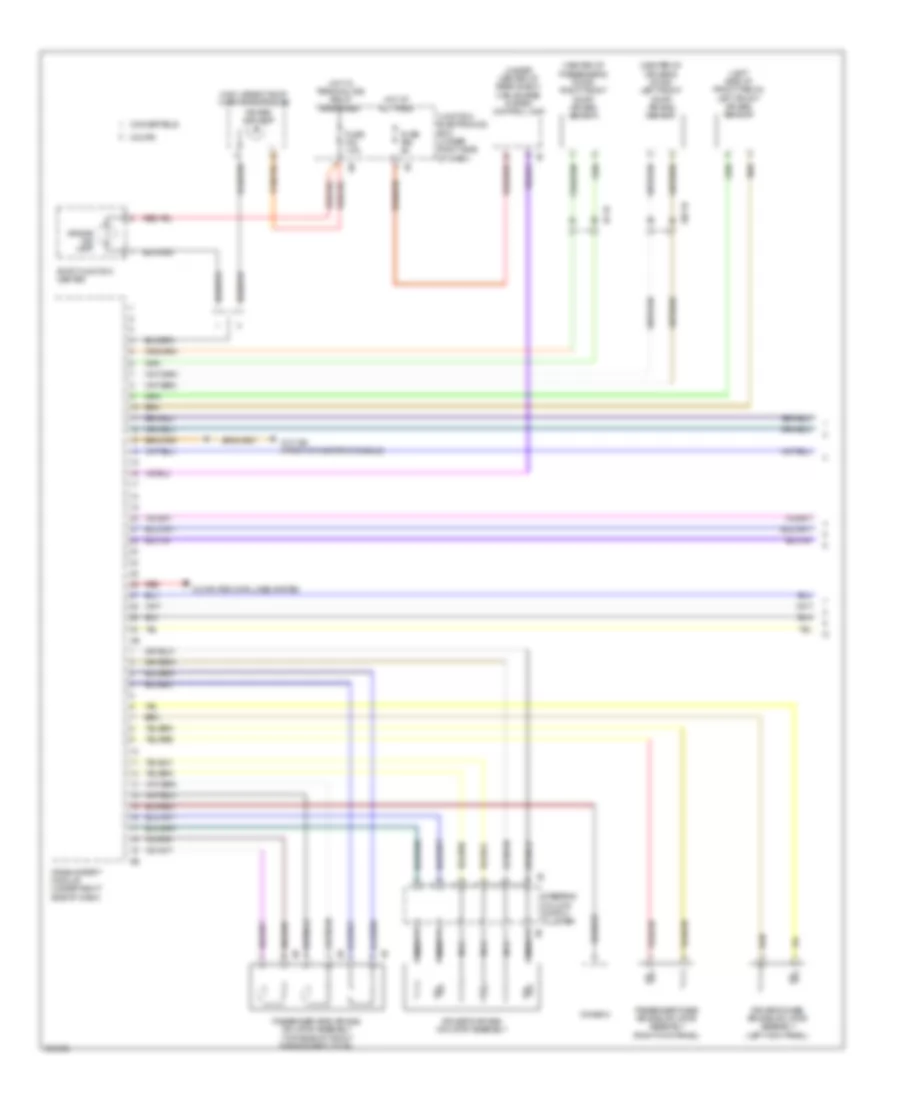 Supplemental Restraints Wiring Diagram 1 of 3 for BMW 640i 2012