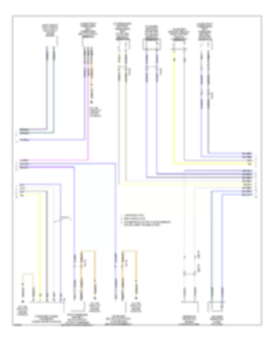 Supplemental Restraints Wiring Diagram 2 of 3 for BMW 640i 2012