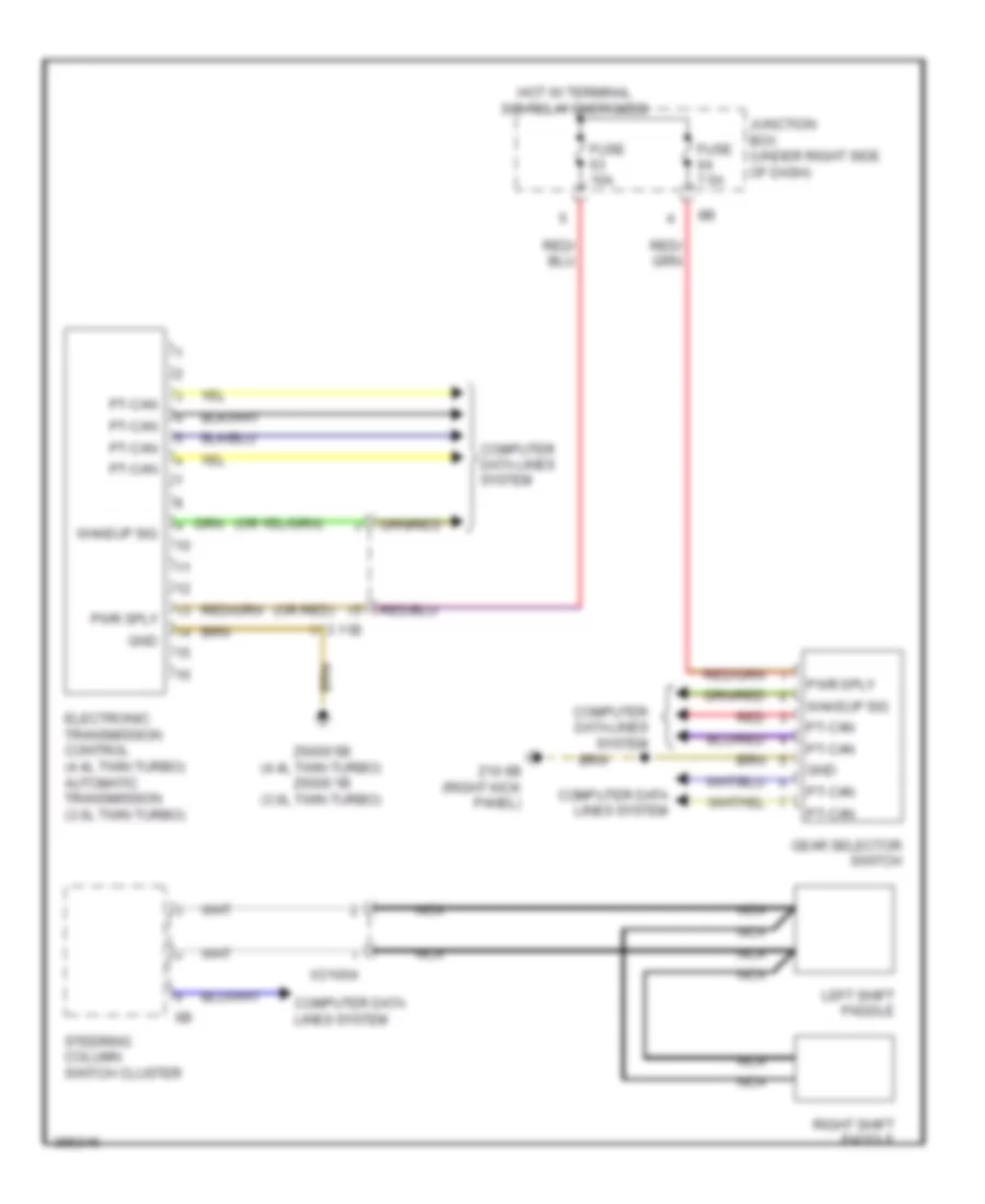 A T Wiring Diagram for BMW 640i 2012