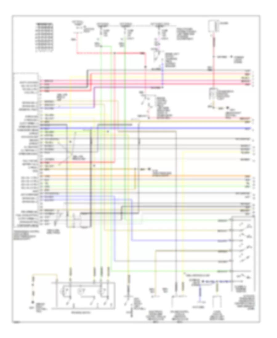 A T Wiring Diagram 1 of 2 for BMW M3 1997