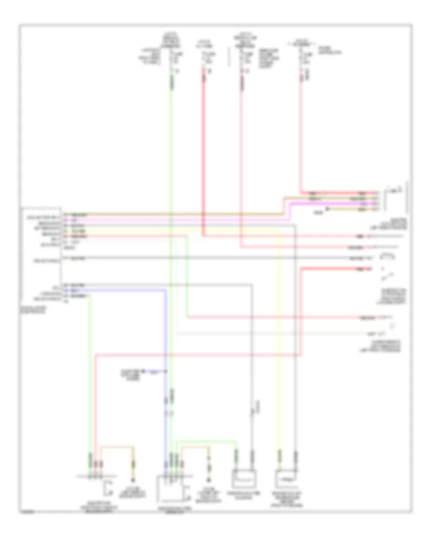 Cooling Fan Wiring Diagram for BMW 528i 2011
