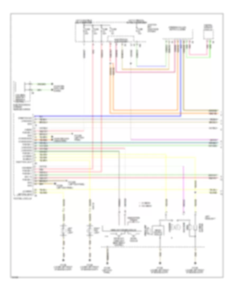 Headlights Wiring Diagram 1 of 2 for BMW 528i 2011
