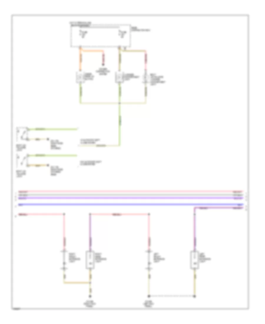 Courtesy Lamps Wiring Diagram 2 of 3 for BMW 528i 2011