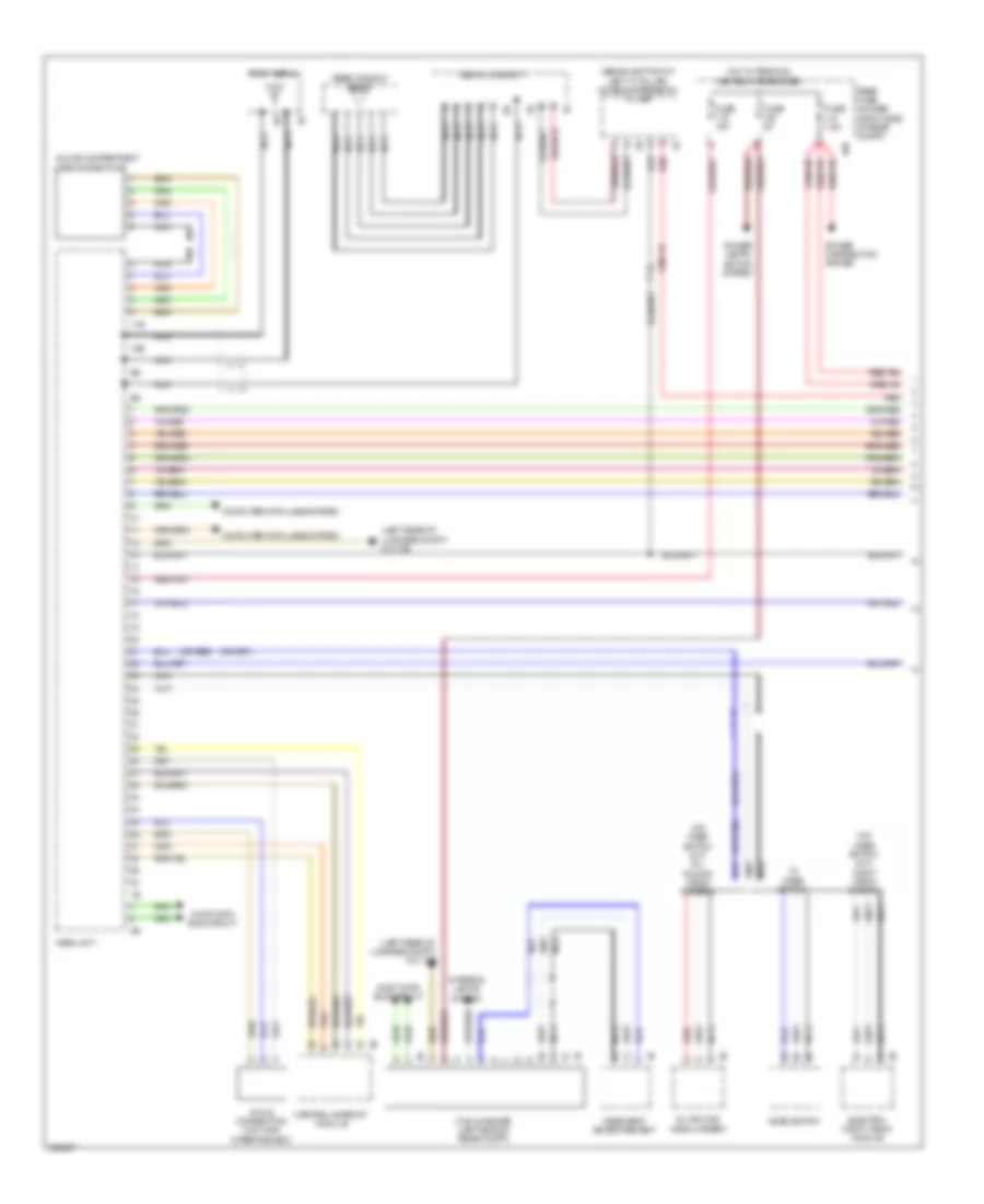 Hifi Radio Wiring Diagram, Basic (1 of 2) for BMW 528i 2011