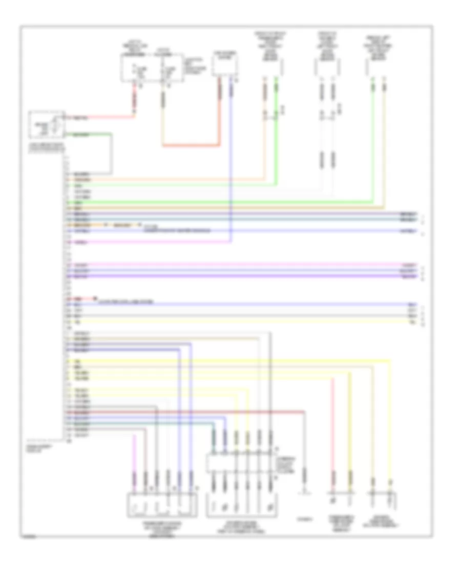 Supplemental Restraints Wiring Diagram 1 of 3 for BMW 528i 2011