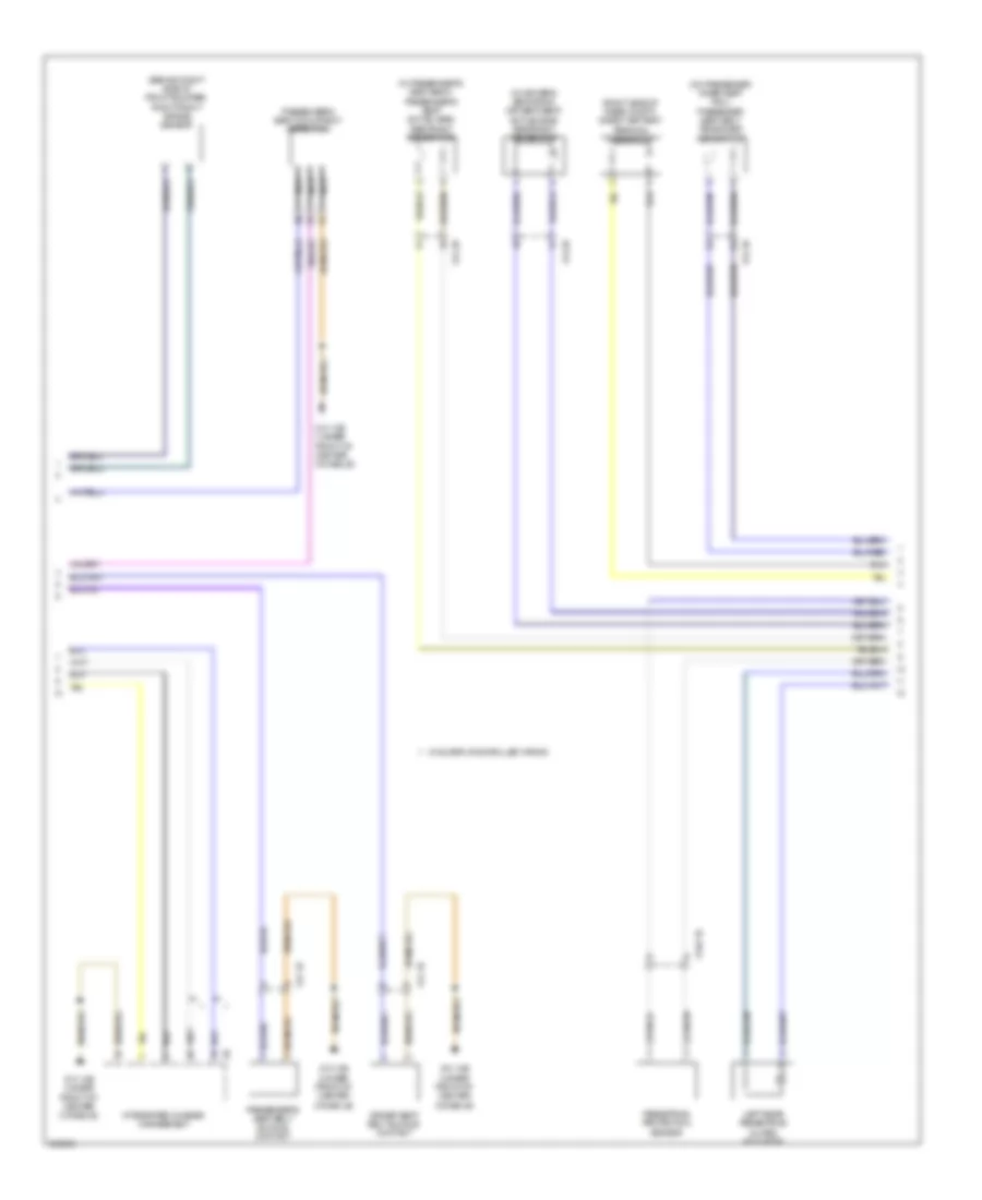 Supplemental Restraints Wiring Diagram 2 of 3 for BMW 528i 2011