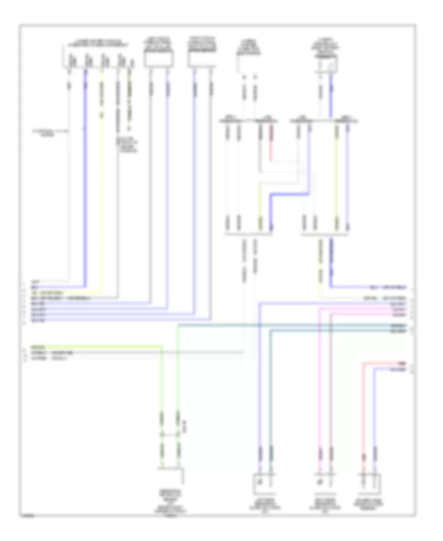 Supplemental Restraints Wiring Diagram (3 of 4) for BMW 320i 2014