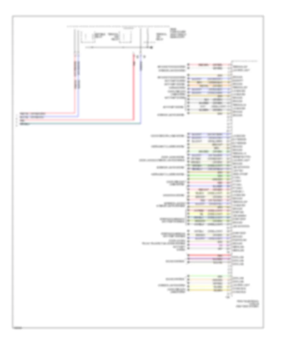 Front Electronic Control Module Wiring Diagram 3 of 3 for BMW 320i 2014