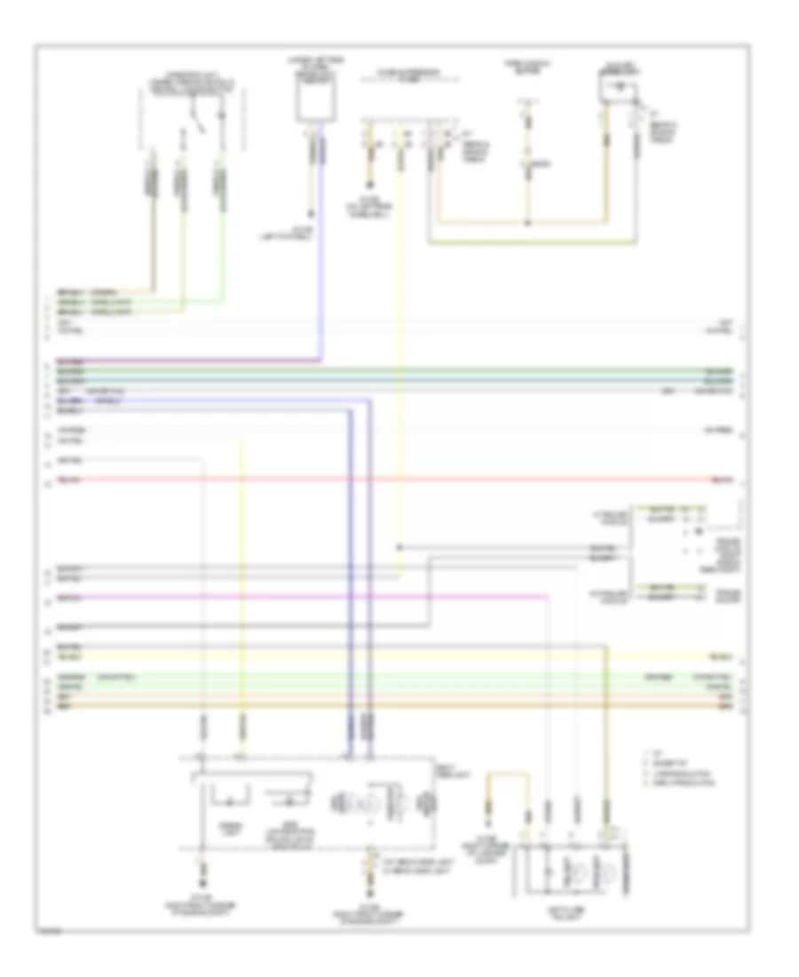 Exterior Lamps Wiring Diagram 2 of 3 for BMW 320i 2014