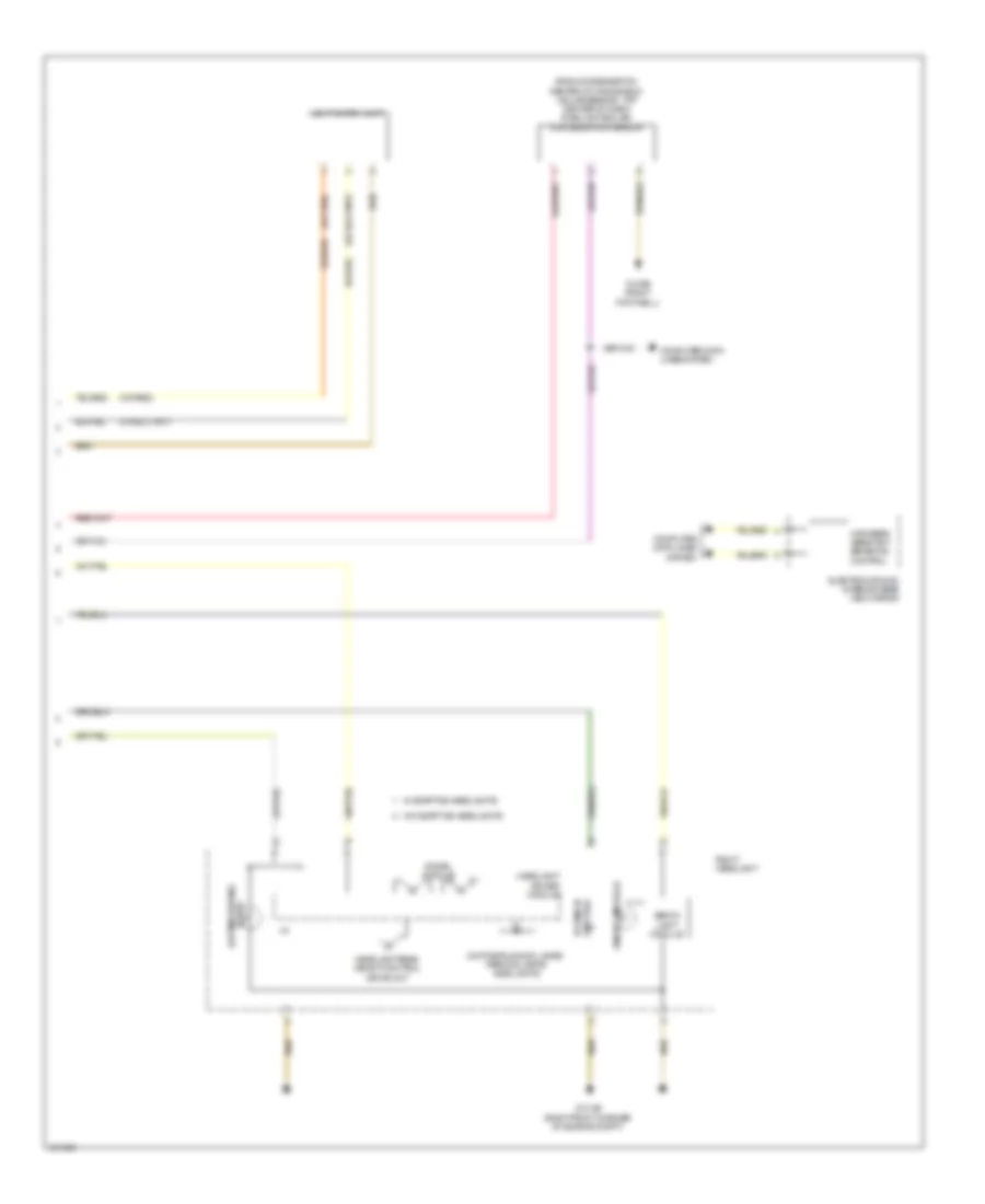 Headlights Wiring Diagram, with Xenon Lamps (2 of 2) for BMW 320i 2014