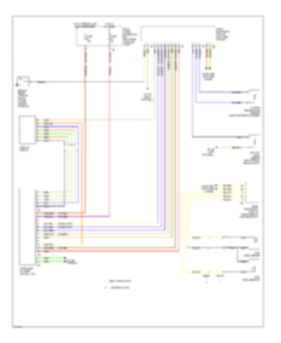 Instrument Cluster Wiring Diagram for BMW 320i 2014