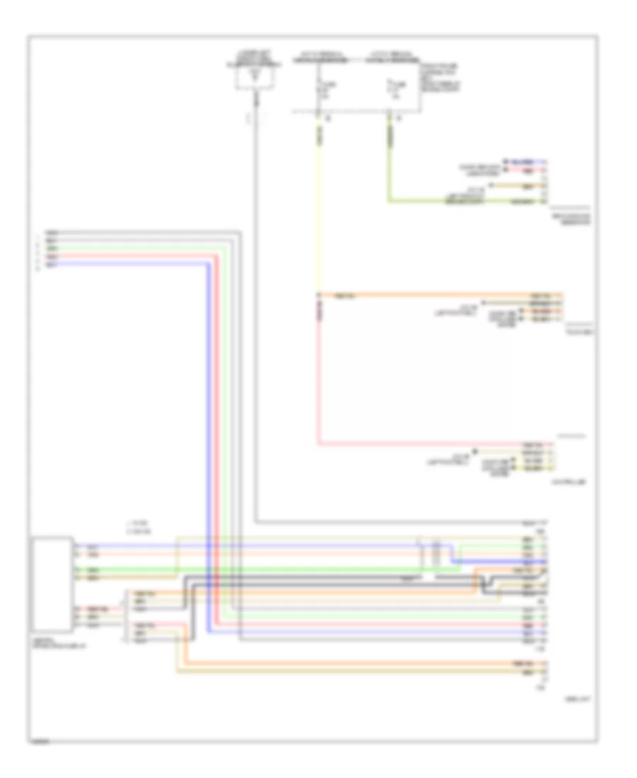 Navigation Wiring Diagram, with Hifi Radio  Active Sound Design (6 of 6) for BMW 320i 2014
