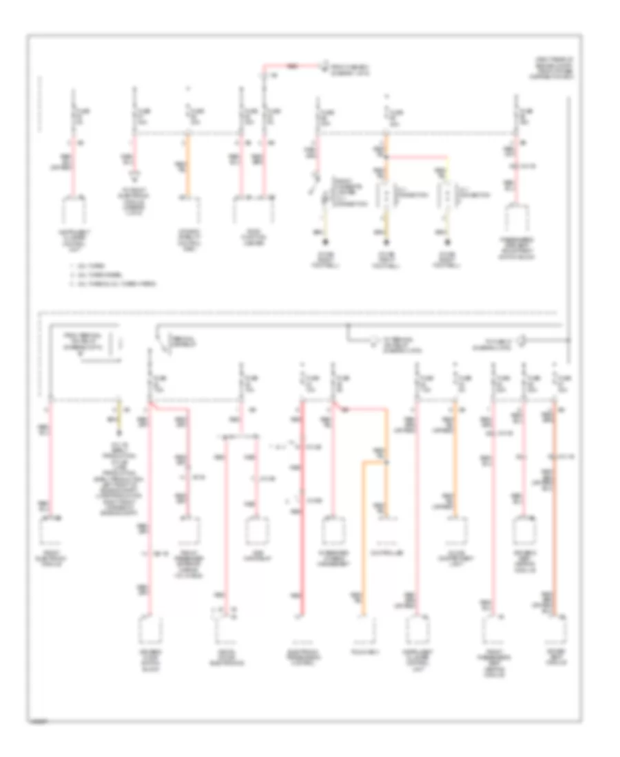 Power Distribution Wiring Diagram (6 of 6) for BMW 320i 2014