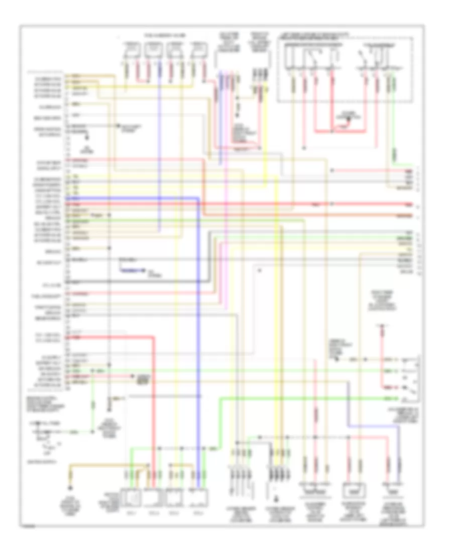 1 9L Engine Performance Wiring Diagrams 1 of 2 for BMW 318i 1998