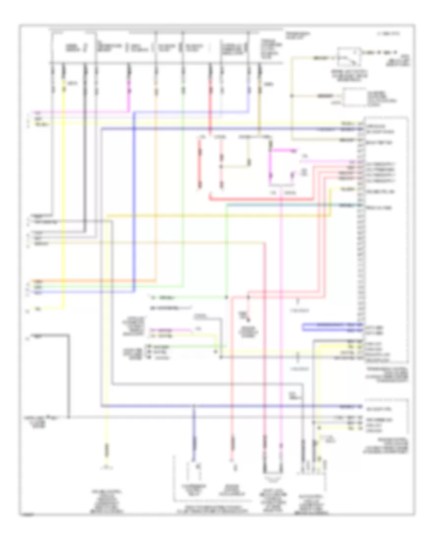 A T Wiring Diagram 2 of 2 for BMW 318i 1998