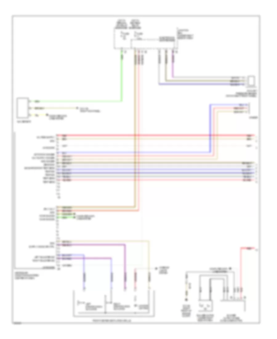 Automatic AC Wiring Diagram (1 of 3) for BMW 650i 2012
