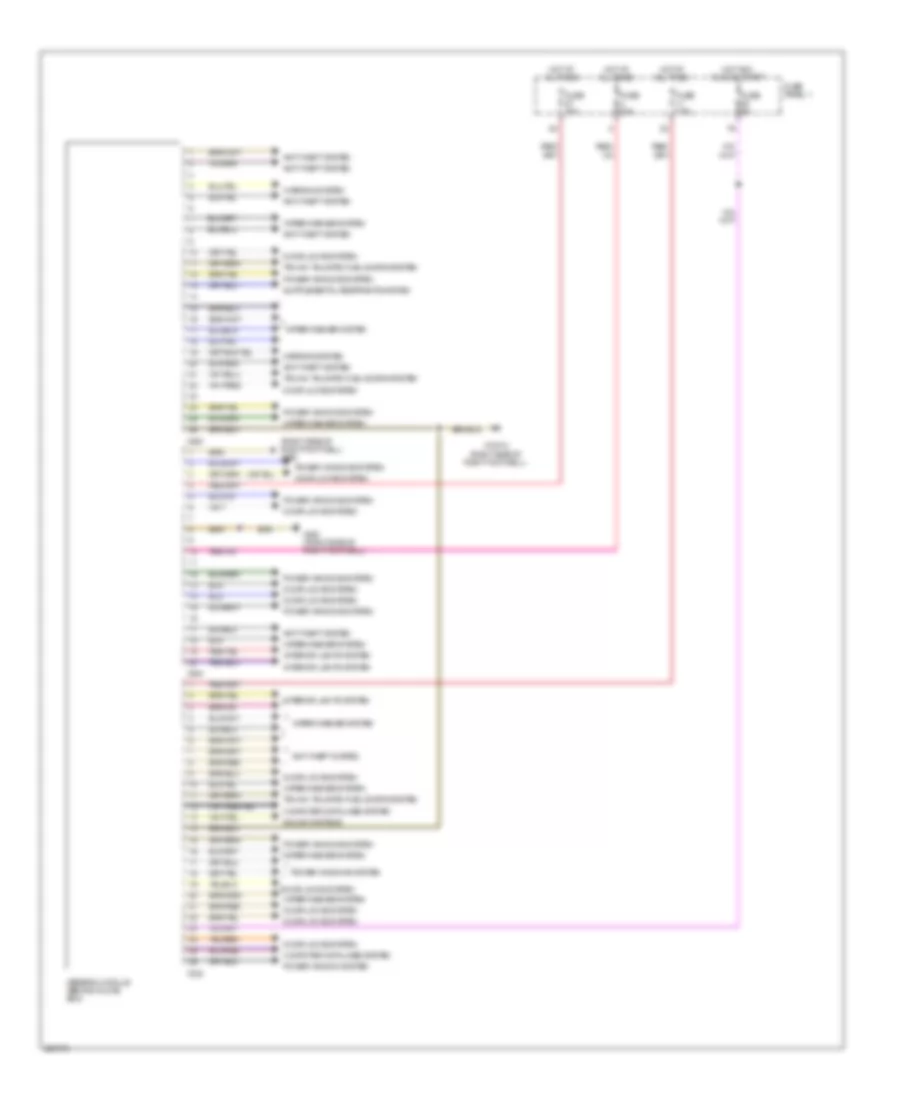 General Module Wiring Diagram for BMW 525i 2002