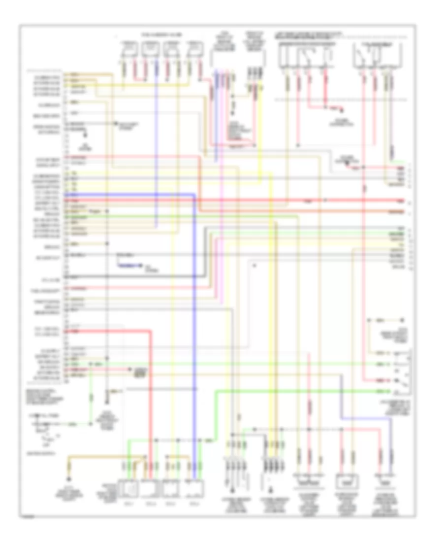 1 9L Engine Performance Wiring Diagrams 1 of 2 for BMW 318ti 1998