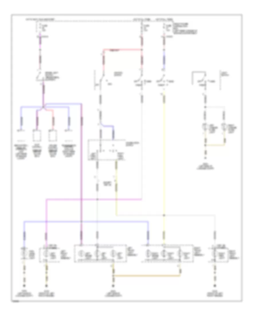 Exterior Light Wiring Diagram (2 of 2) for BMW 318ti 1998