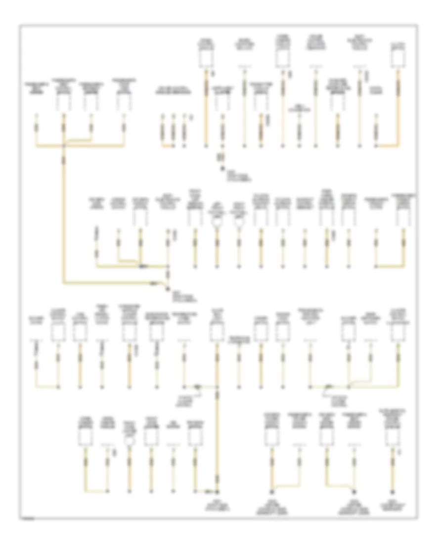 Ground Distribution Wiring Diagram 2 of 3 for BMW 318ti 1998