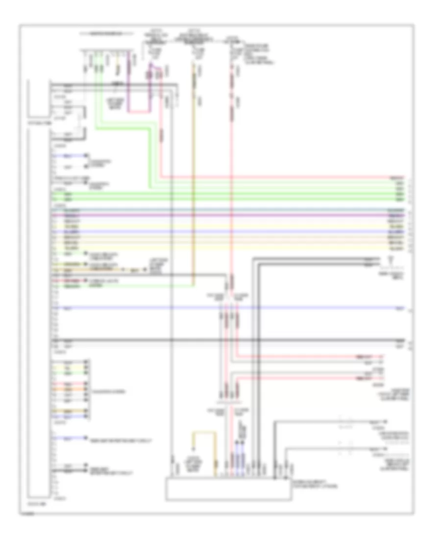 Navigation Wiring Diagram, Base (1 of 3) for BMW X6 M 2014