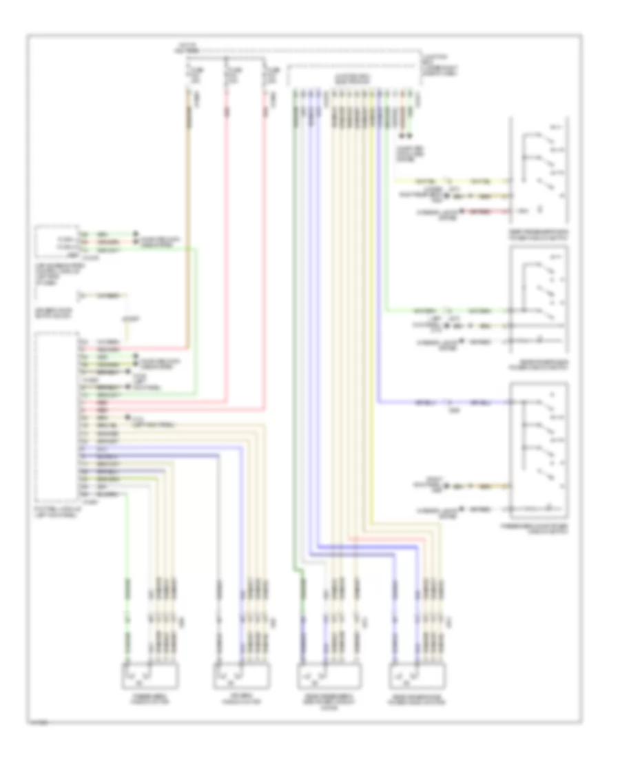 Power Windows Wiring Diagram for BMW X6 M 2014