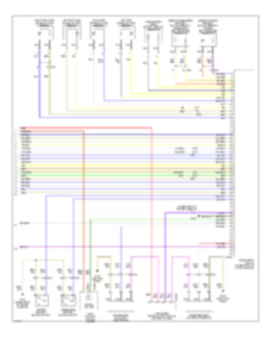 Supplemental Restraints Wiring Diagram 3 of 3 for BMW X6 M 2014