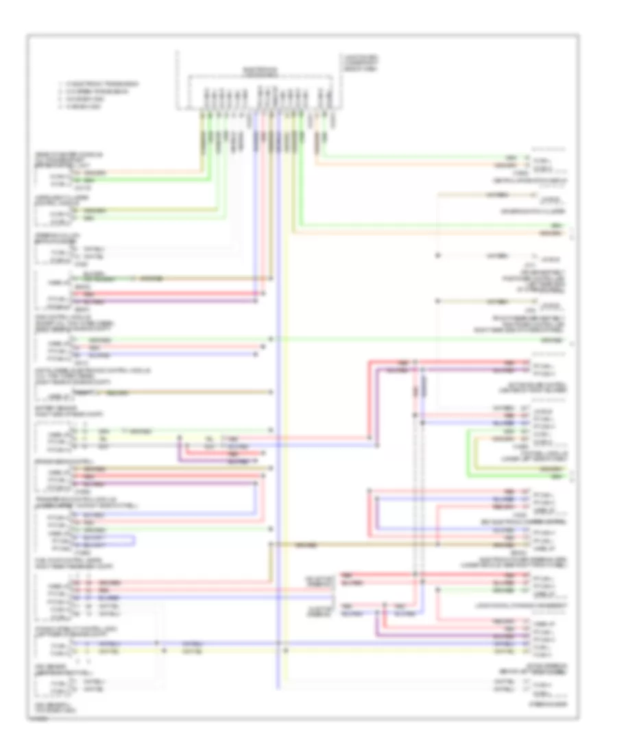 Computer Data Lines Wiring Diagram 1 of 2 for BMW 328i 2009
