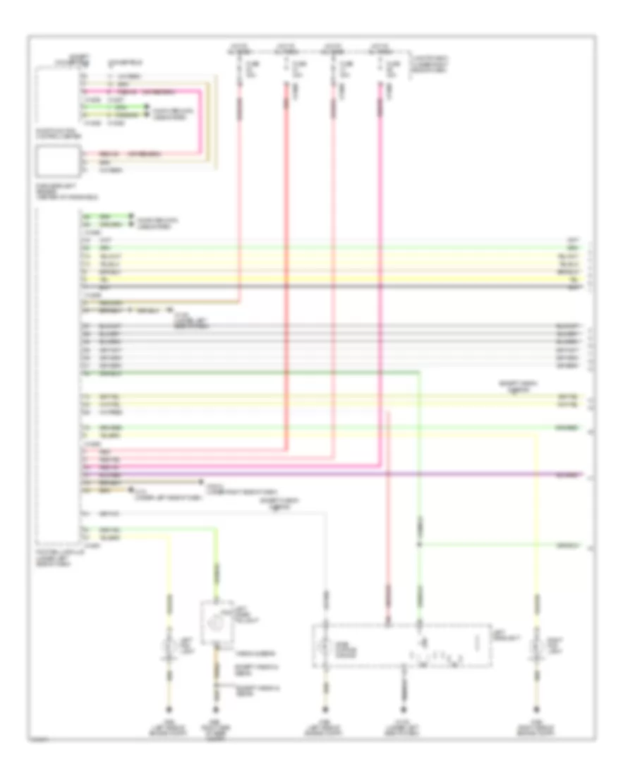 Adaptive Front Lighting Wiring Diagram 1 of 2 for BMW 328i 2009