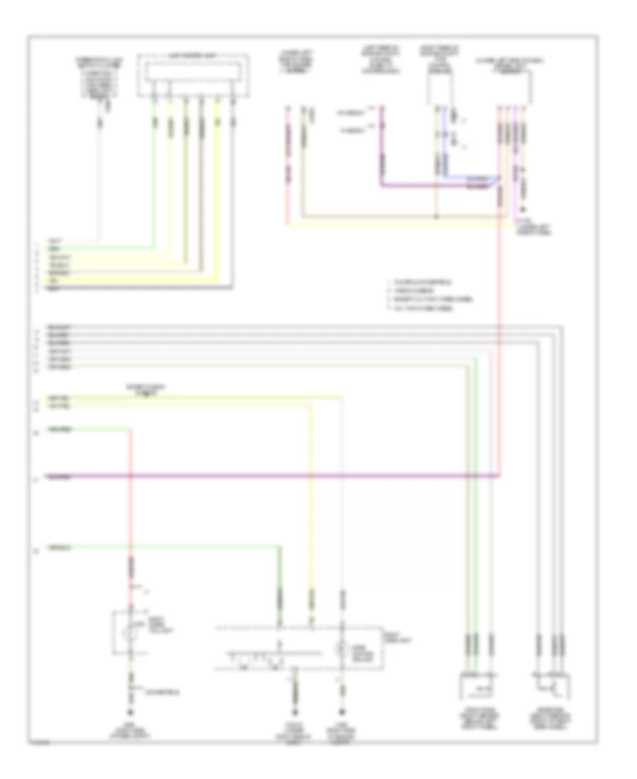 Adaptive Front Lighting Wiring Diagram (2 of 2) for BMW 328i 2009