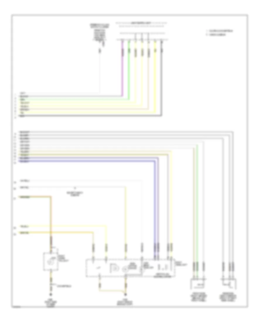 Headlamps Wiring Diagram, with Xenon Lamps (2 of 2) for BMW 328i 2009