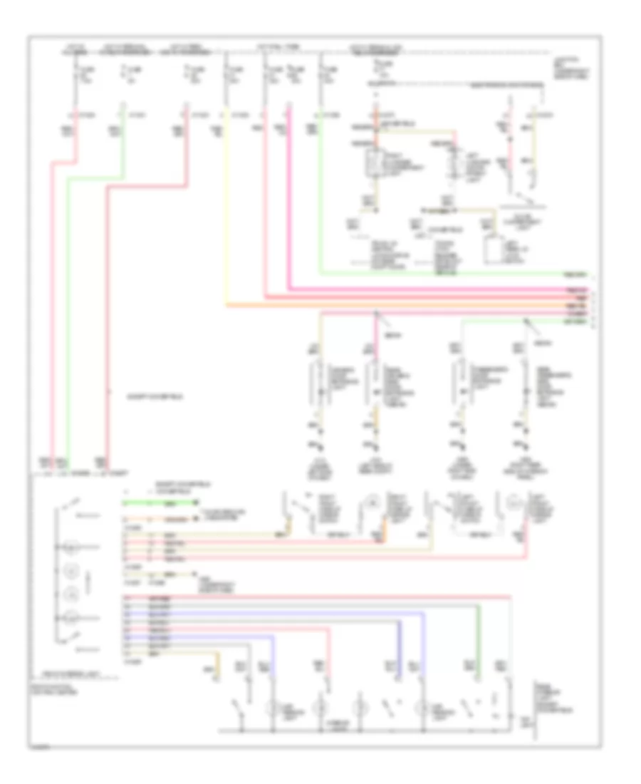 Courtesy Lamps Wiring Diagram Except Wagon with Roof Function Center 1 of 2 for BMW 328i 2009