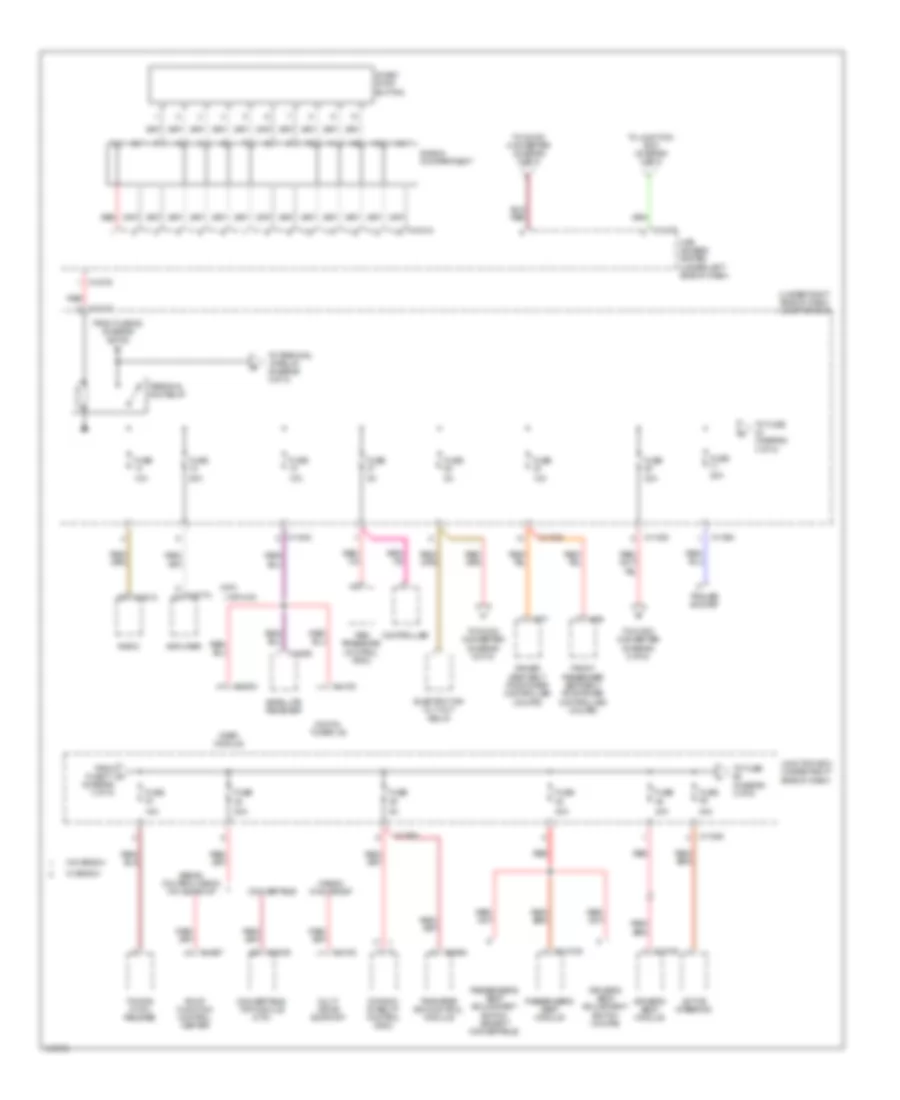 Power Distribution Wiring Diagram 3 of 5 for BMW 328i 2009