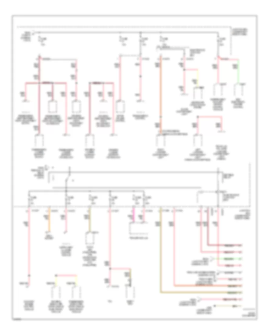 Power Distribution Wiring Diagram (5 of 5) for BMW 328i 2009